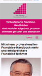 Mobile Screenshot of franchisehandbuch.de